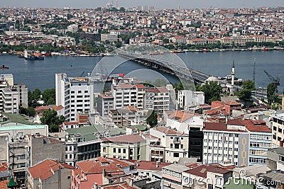 Istanbul aerial view Stock Photo