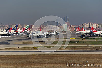 Istanbul AtatÃ¼rk Airport Editorial Stock Photo