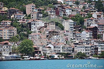 Ä°stanbul Bosphorus Sariyer Editorial Stock Photo