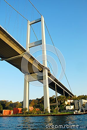 Istanbul Bosporus bridge Stock Photo