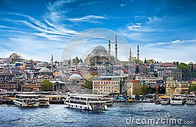 Istanbul the capital of Turkey Stock Photo