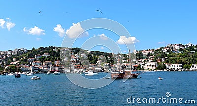 Istanbul Coastline Europe Side Stock Photo
