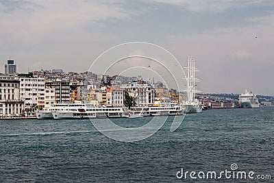 Istanbul Limani Harbour Editorial Stock Photo