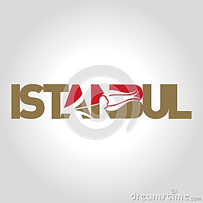 istanbul logo, icon and symbol vector illustration Vector Illustration