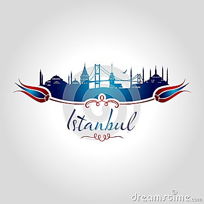 istanbul logo, icon and symbol vector illustration Vector Illustration