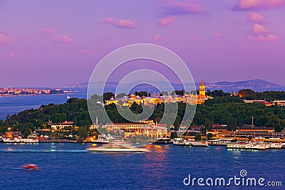 Istanbul sunset Stock Photo