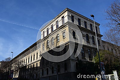 Istanbul Technical University GÃ¼mÃ¼ÅŸsuyu faculty of mechanical engineering Editorial Stock Photo