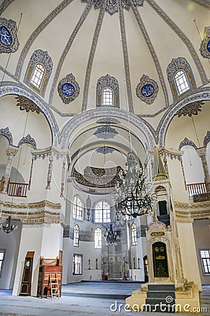 Little Hagia Sophia Mosque Interior, Istanbul, Turkey 2013 Editorial Stock Photo