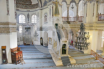 Little Hagia Sophia Mosque Interior, Istanbul, Turkey 2013 Editorial Stock Photo