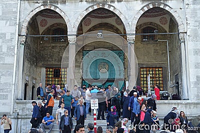 Muslim Visit A Mosque Editorial Stock Photo