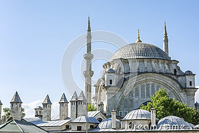 Istanbul, Turkey, 05/23/2019: Beautiful mosque in a large eastern city Editorial Stock Photo