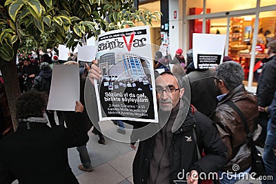 Journalist Protest Editorial Stock Photo