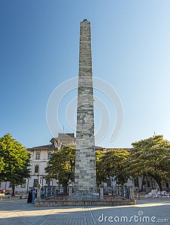 Walled Obelisk in Sultanahmet. Istanbul, Turkey Editorial Stock Photo