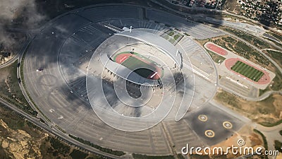 Istanbul, Turkey - June 21, 2013: Aeral view of Istanbul olympic stadium Editorial Stock Photo