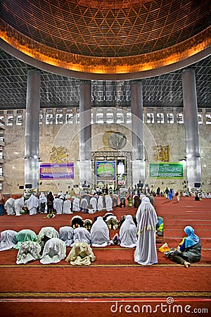 Istiqlal Mesjid Mosque. Indonesia Stock Photo