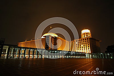 Istiqlal Mosque Stock Photo