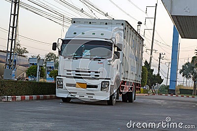 Isuzu truck Editorial Stock Photo