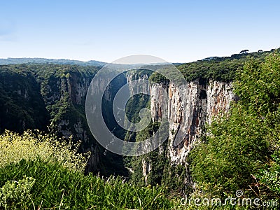 Itaimbezinho Canyon - Brazil Stock Photo