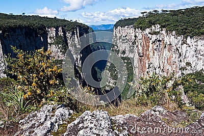 Itaimbezinho Canyon Rio Grande do Sul Brazil Stock Photo