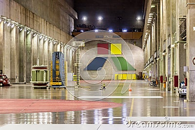 Itaipu Hydroelectric Power Plant Editorial Stock Photo