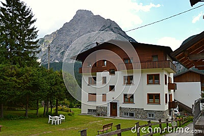 Italia, 2018, ricreazione, chalet, Venezia, Sappada, le montagne, the mountains, retro, alps Stock Photo