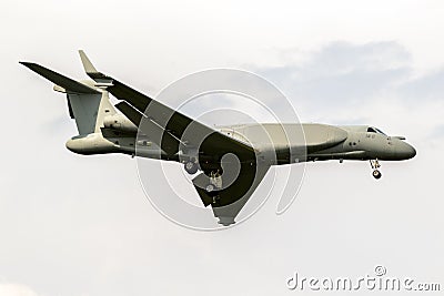 Italian Air Force Gulfstream G550 airplane Editorial Stock Photo