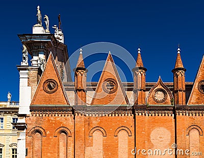 Italian architecture. The Cathedral of Mantua Mantova Stock Photo