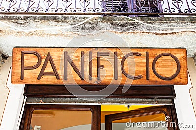 Italian bakery Stock Photo