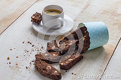 Italian Biscotti Stock Photo