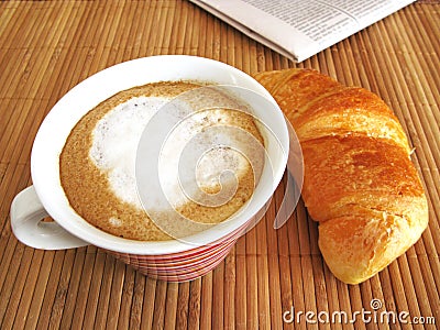 Italian breakfast Stock Photo