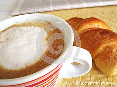 Italian breakfast Stock Photo