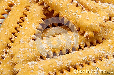 Italian carnival sweet food Stock Photo