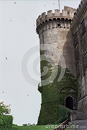 The Italian castle Stock Photo