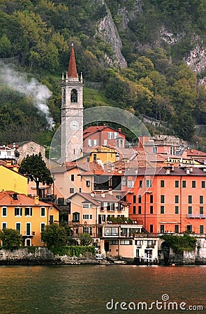 Italian Clocktower Stock Photo