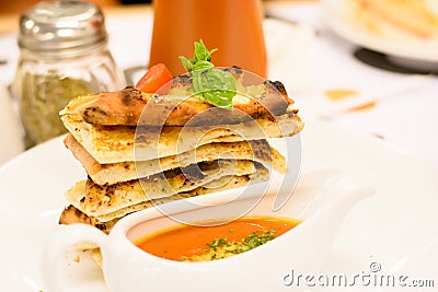 Italian Cuisine - Lasagna Bolognese Stock Photo