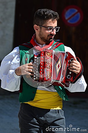 Italian Folk Group from Altari Editorial Stock Photo