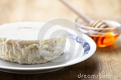 Italian fresh goat cheese Stock Photo