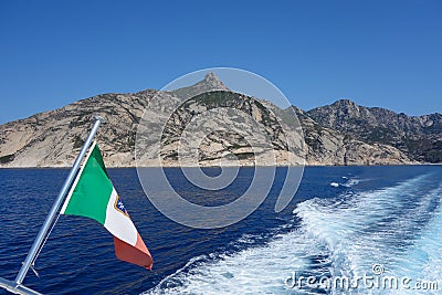 Italian Maritime Republics flag Stock Photo