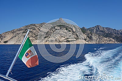 Italian Maritime Republics flag Stock Photo