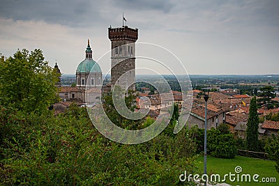 Lonato, a medieval village in the Province of Brescia, Lombardy, Italy Stock Photo