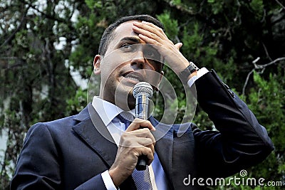 Italian Minister Luigi Di Maio Editorial Stock Photo