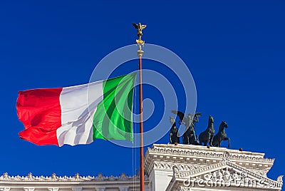 Italian nationalism symbols Editorial Stock Photo