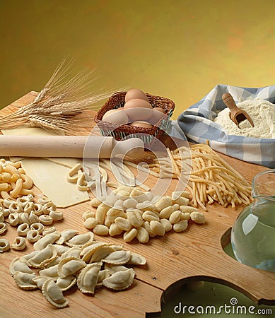 Italian pasta Stock Photo