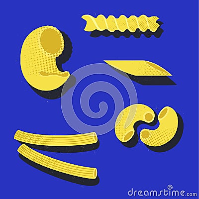 Italian pasta Vector Illustration