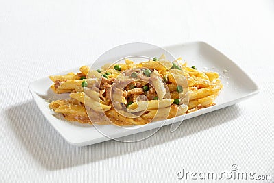 Italian penne Stock Photo