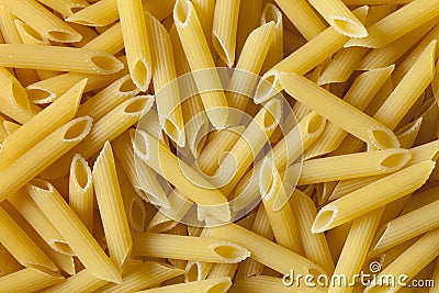 Italian penne rigate Stock Photo