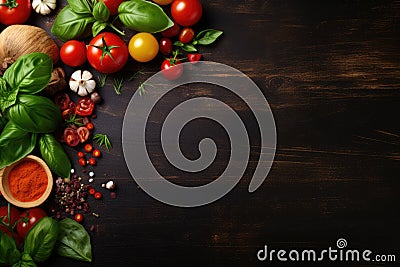 Italian restaurant background large copy space - stock picture backdrop Stock Photo