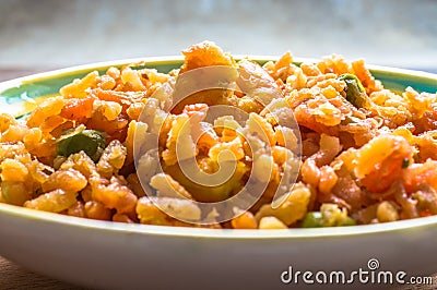 Italian rice dish risotto Stock Photo