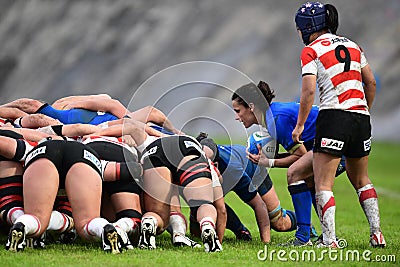 Italian Rugby National Team Test Match - Italy Women vs Japan Editorial Stock Photo