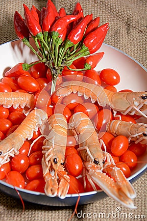 Italian seafood Stock Photo